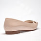 Flats Casuales Charol Lady One Mujer Ls3710 Beige