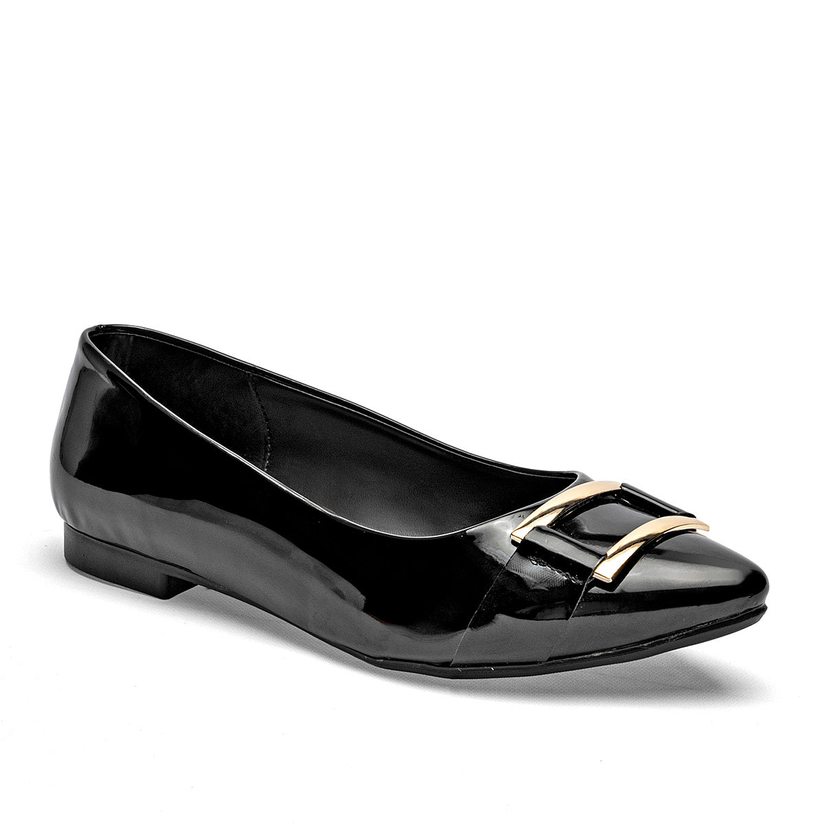 Flats Casuales Charol Lady One Mujer Ls3710 Negro