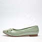 Flats Casuales Charol Lady One Mujer Ls3710 Verde