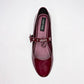 Flats Casuales Charol Mujer Lady One Vrd1123 Vino
