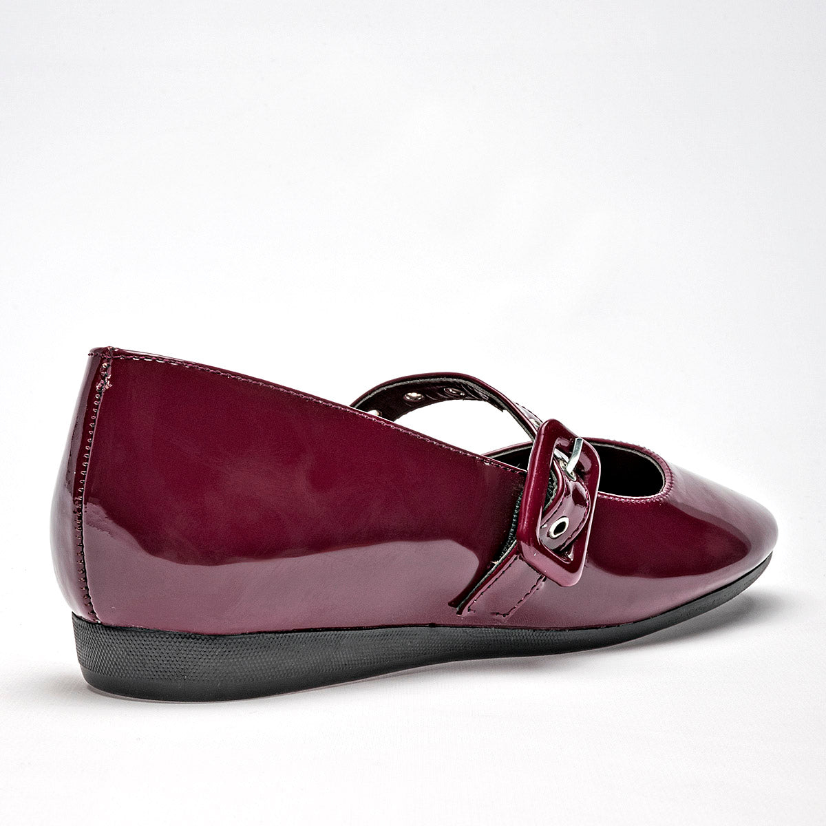 Flats Casuales Charol Mujer Lady One Vrd1123 Vino