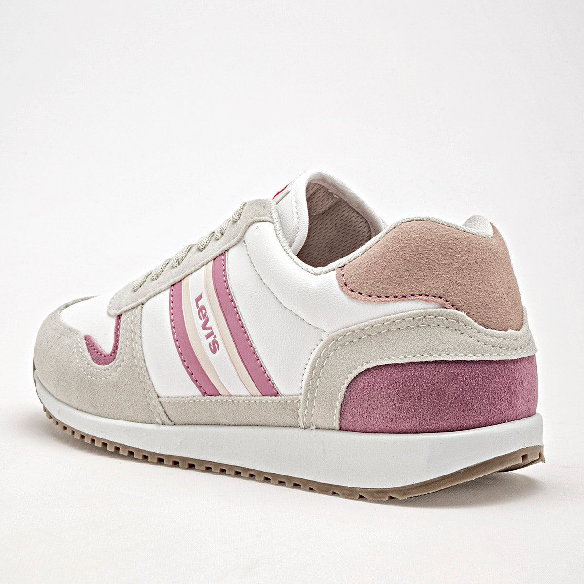 TENIS URBANO MUJER LEVI'S DE PANAM 40965122 BLANCO BEIGE ROSA