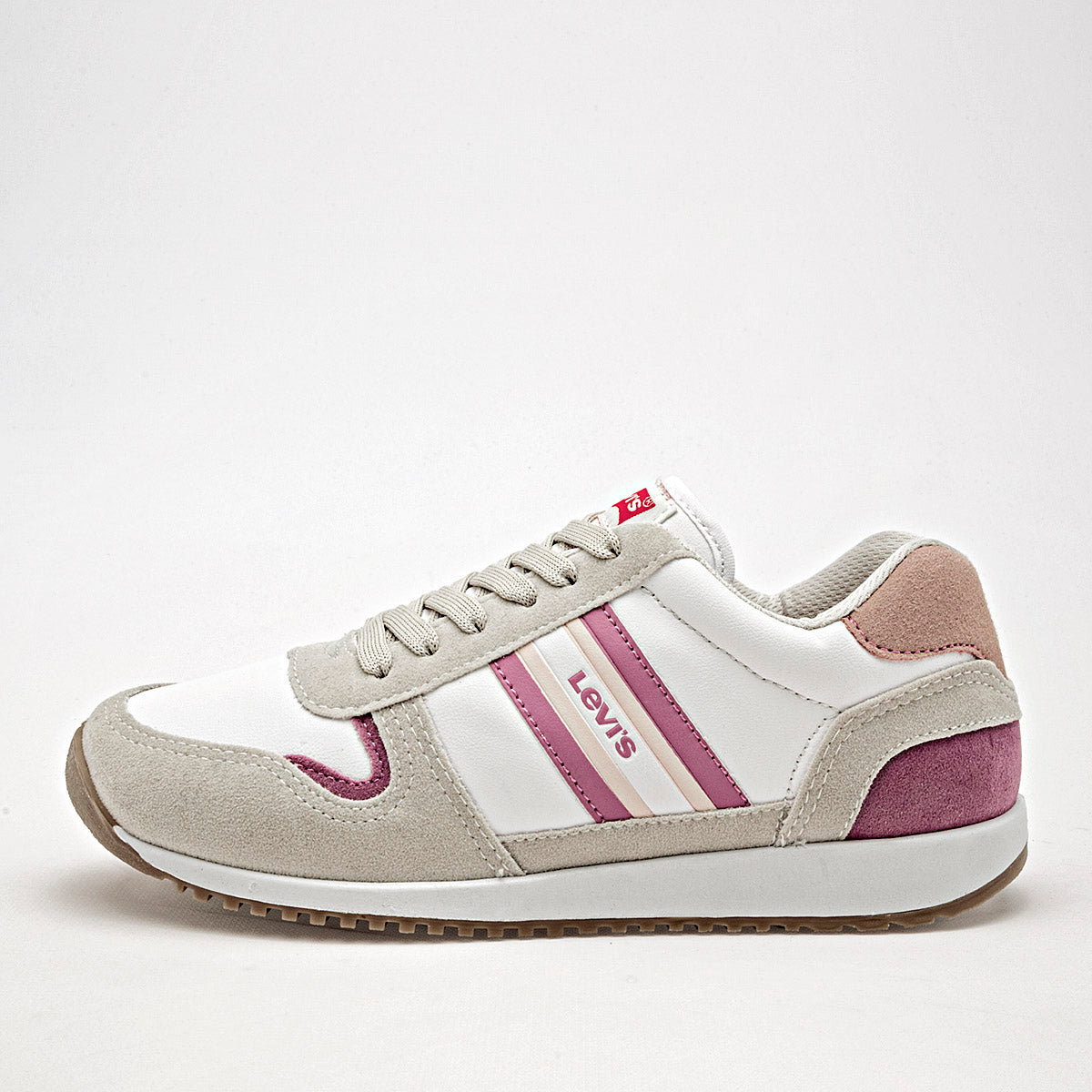 TENIS URBANO MUJER LEVI'S DE PANAM 40965122 BLANCO BEIGE ROSA
