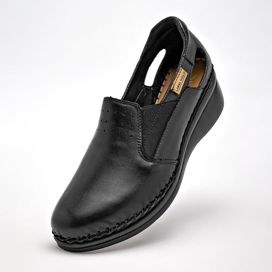 Zapato Confor Mujer Lobo Solo Mujer 4728b Negro