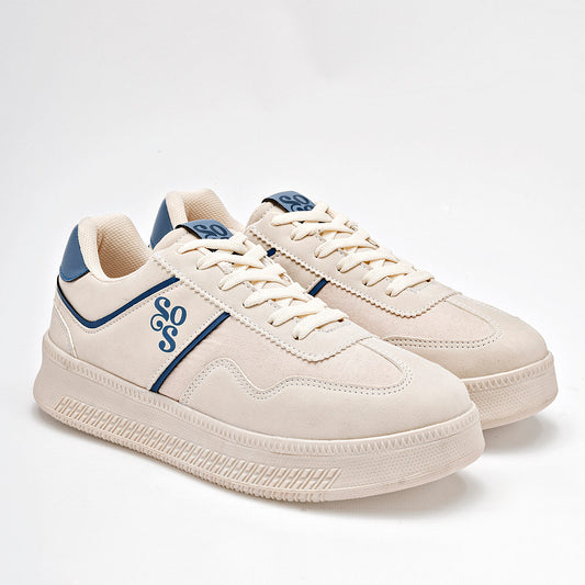 TENIS URBANO MUJER MOONBEAT 5033 BEIGE AZUL