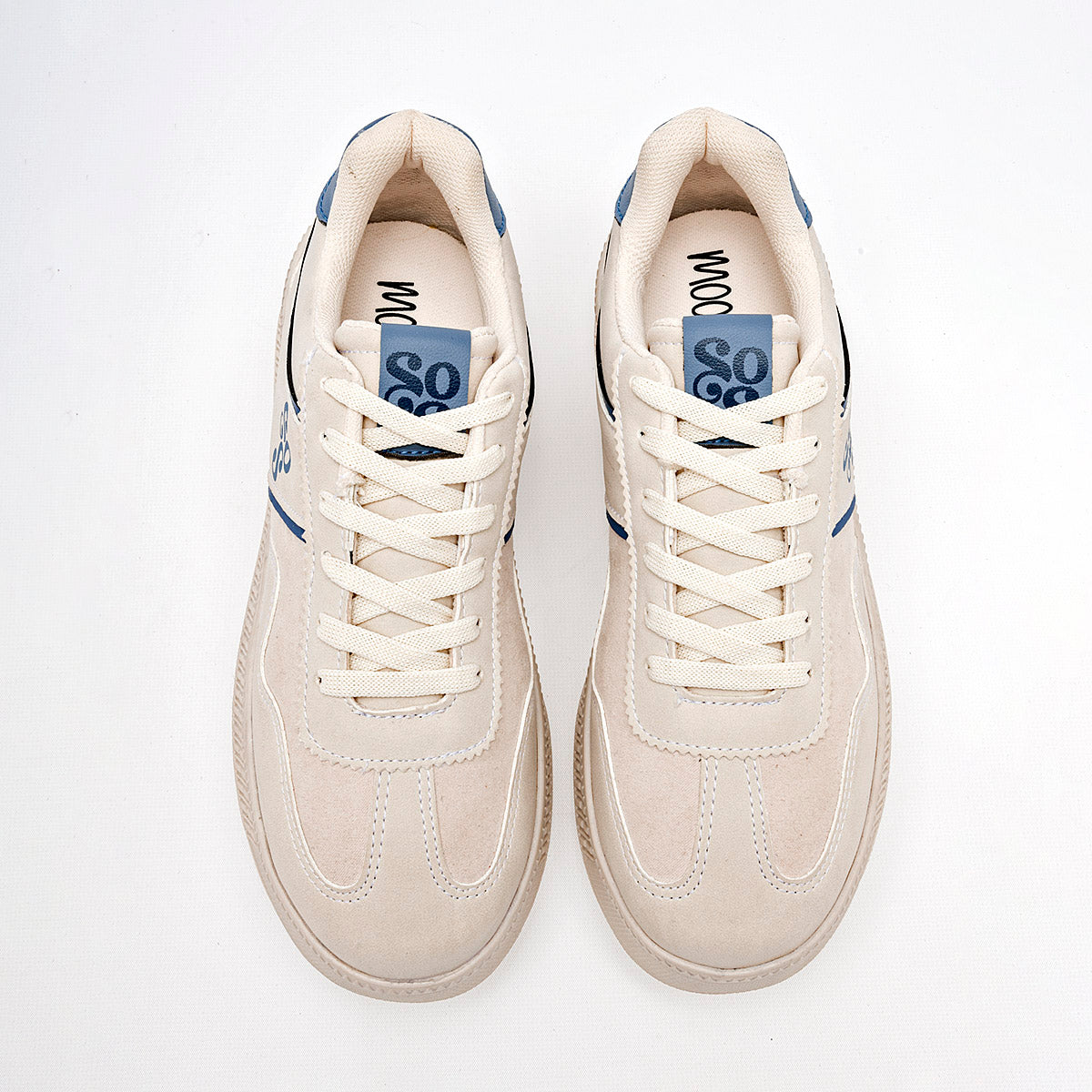 TENIS URBANO MUJER MOONBEAT 5033 BEIGE AZUL