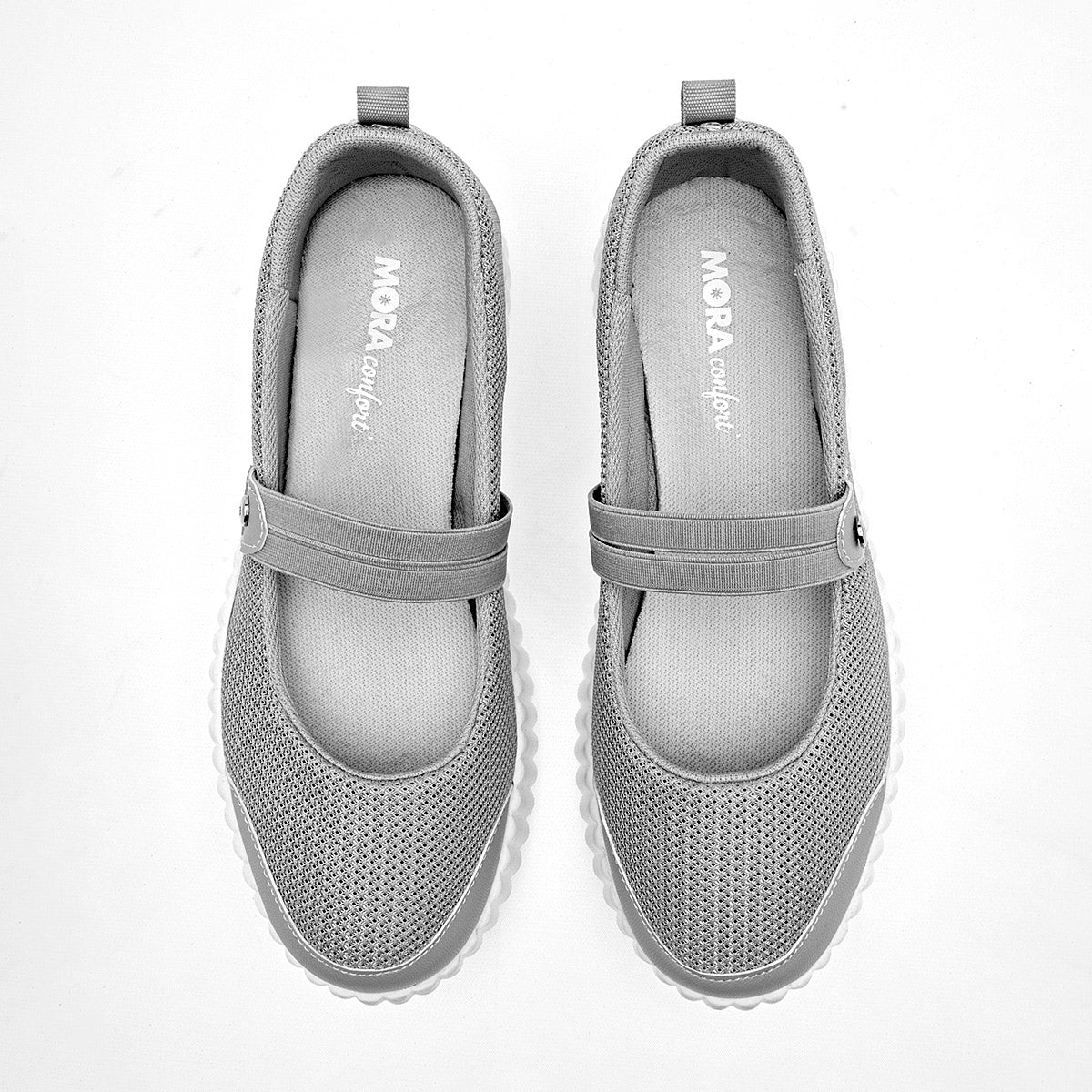 ZAPATO CASUAL MUJER MORA CONFORT ZARIA GRIS