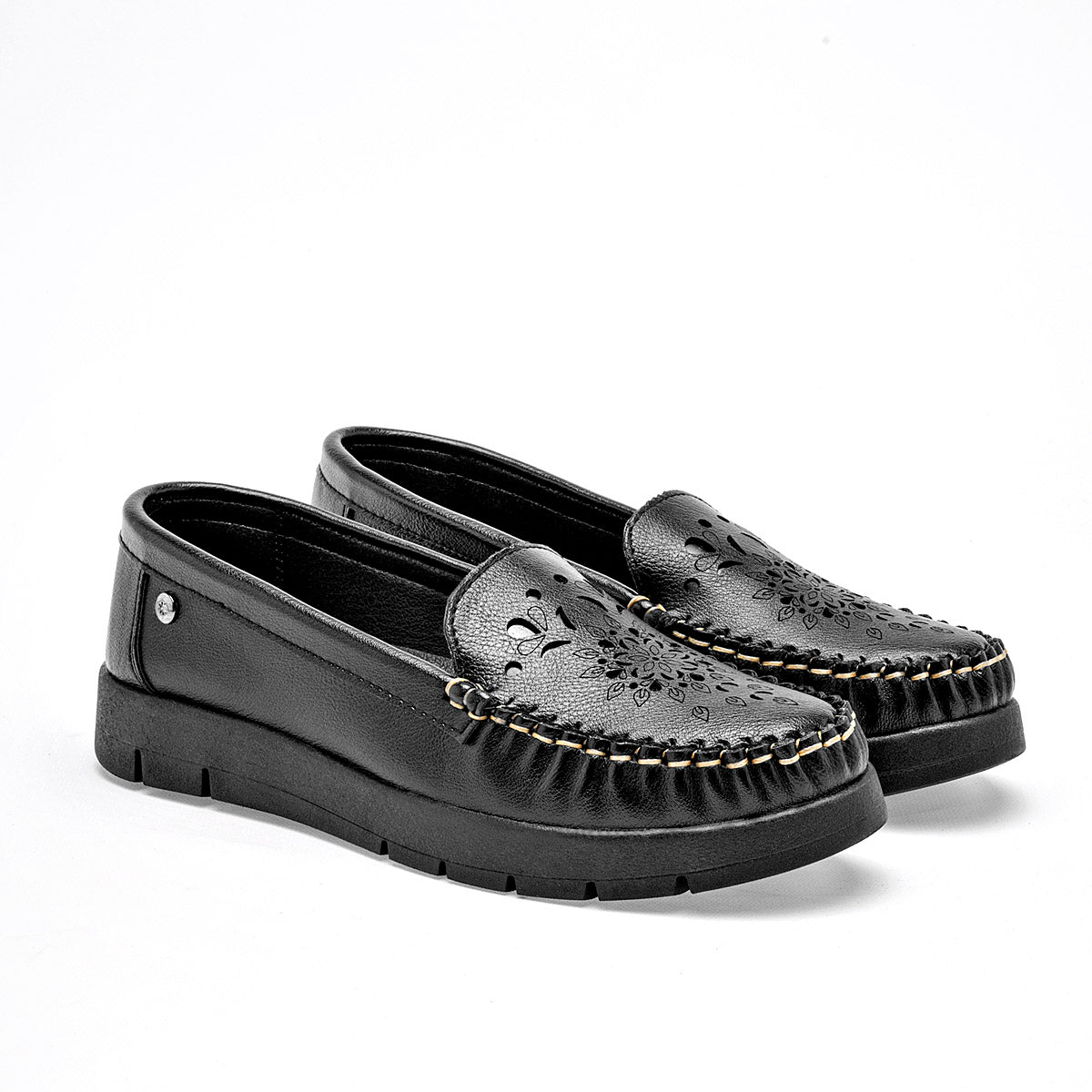 ZAPATO CASUAL MUJER MORA CONFORT OPALO NEGRO