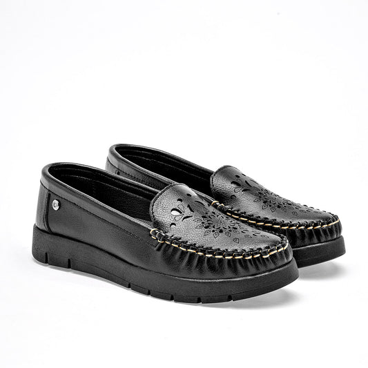 ZAPATO CASUAL MUJER MORA CONFORT OPALO NEGRO