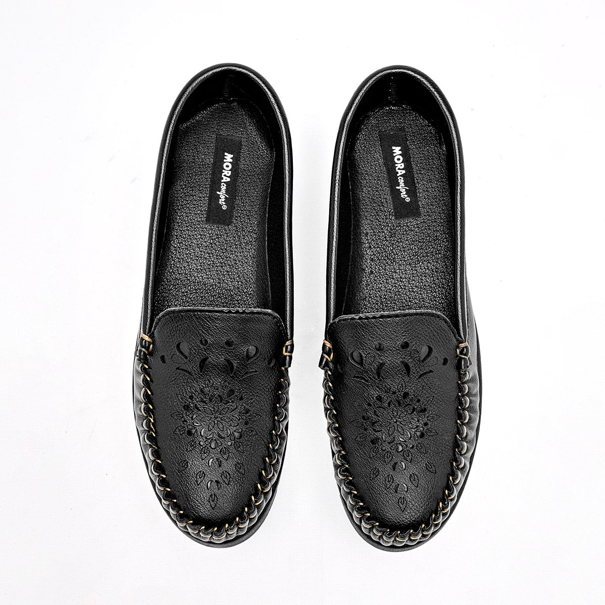 ZAPATO CASUAL MUJER MORA CONFORT OPALO NEGRO