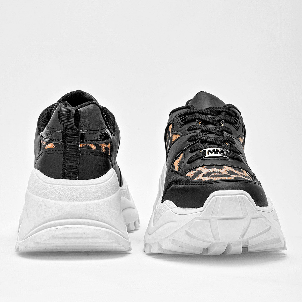 TENIS URBANO MUJER MORAMORA DEVANI NEGRO BEIGE