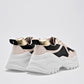TENIS URBANO MUJER MORAMORA ELIANA NEGRO LATTE ORO