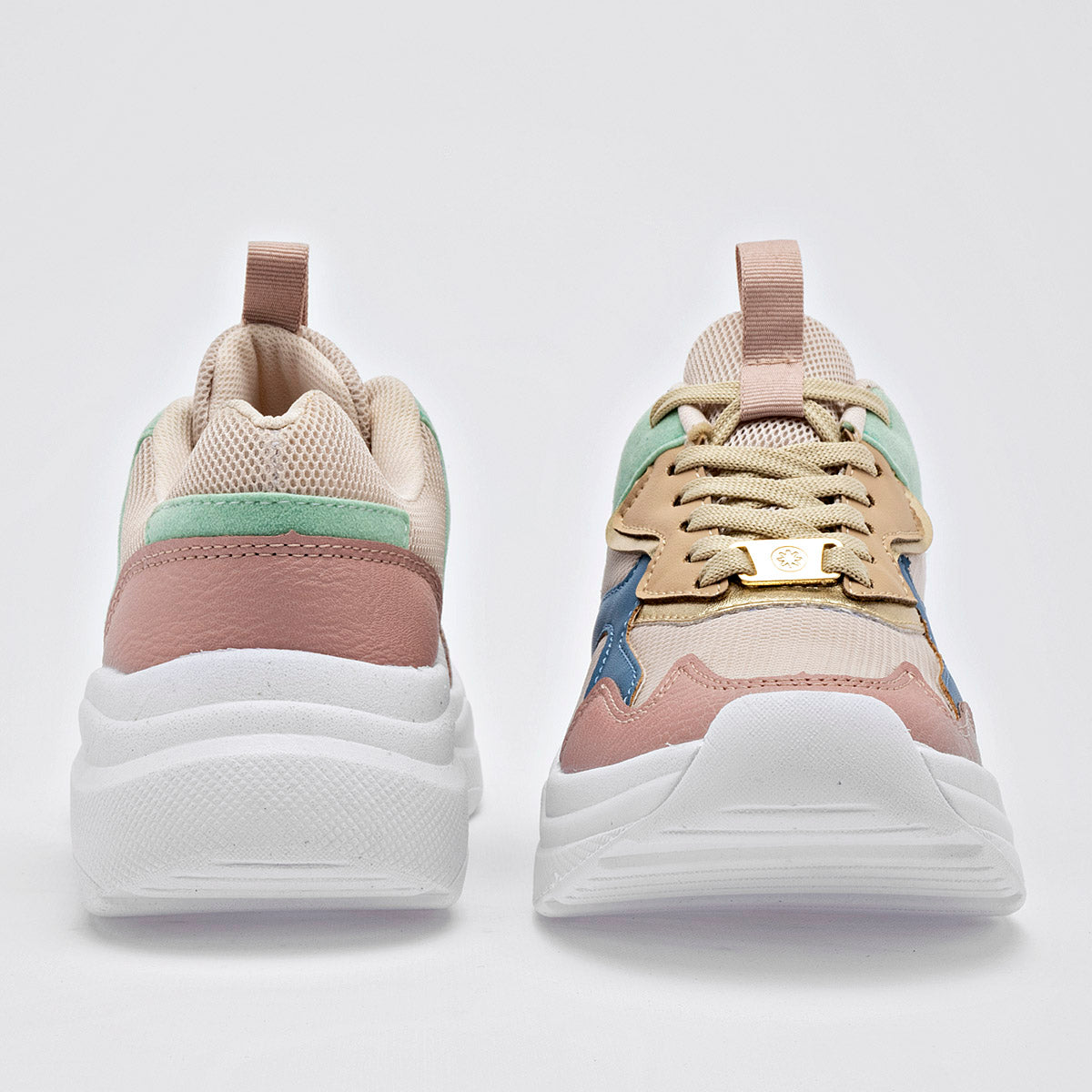 TENIS URBANO MUJER MORAMORA GLADYS BEIGE MULTICOLOR