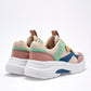 TENIS URBANO MUJER MORAMORA GLADYS BEIGE MULTICOLOR