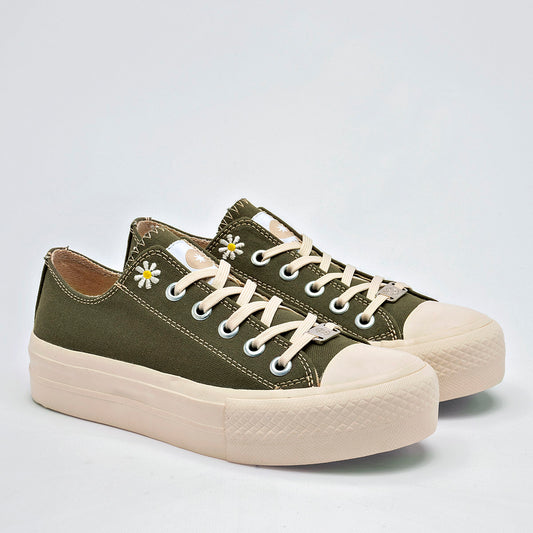TENIS URBANO MUJER MORAMORA RAVEN OLIVO