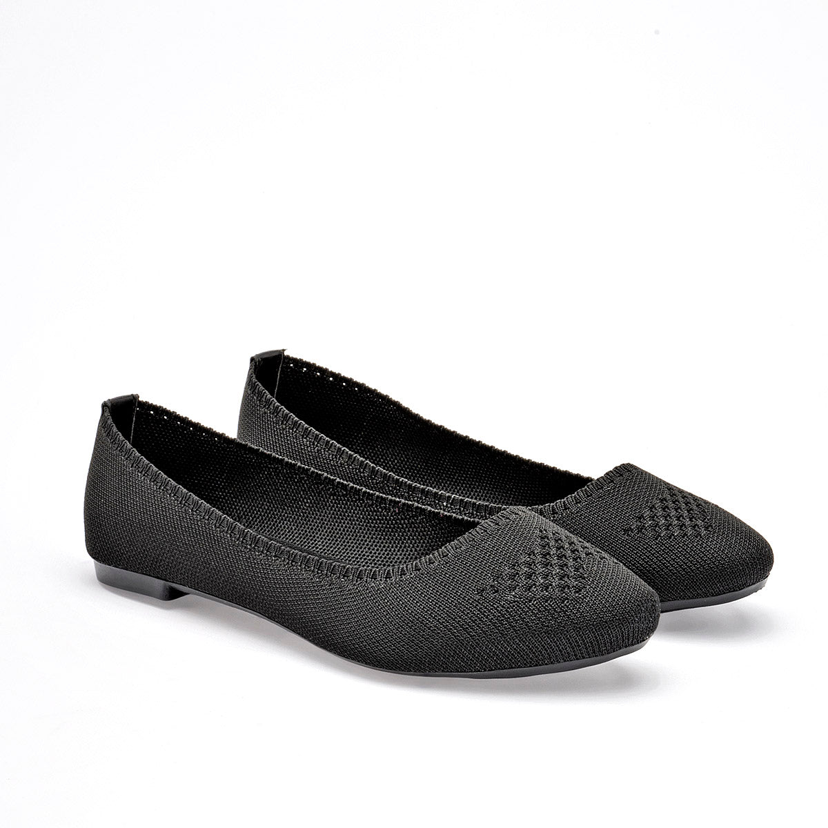 Flats Casuales Moramora Mujer Penny Negro
