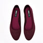 Flats Casuales Moramora Mujer Penny Vino