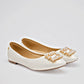 Flats Casuales Moramora Mujer Connie Beige Nacarado