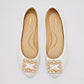 Flats Casuales Moramora Mujer Connie Beige Nacarado