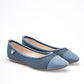 Flats Casuales Moramora Mujer Lissa Azul