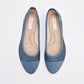 Flats Casuales Moramora Mujer Lissa Azul