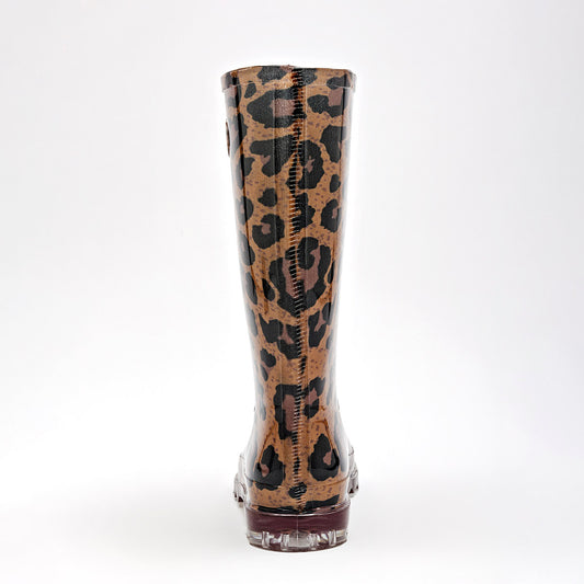 Bota De Lluvia Pinet Mujer Pulgarcit Camel Tubo 27 Cm