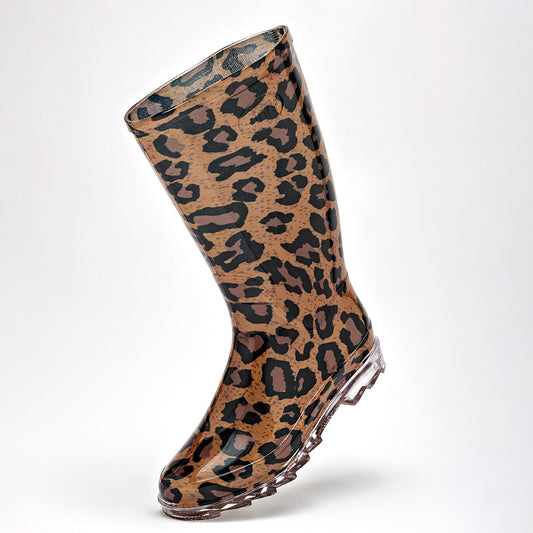      Bota De Lluvia Pinet Mujer Pulgarcit Camel Tubo 27 Cm