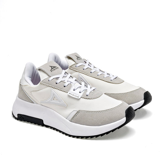 TENIS URBANO MUJER PIRMA 5528 BLANCO GRIS