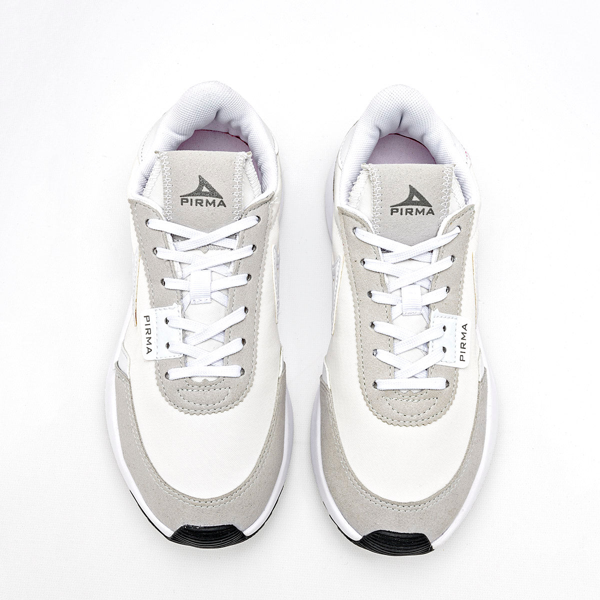 TENIS URBANO MUJER PIRMA 5528 BLANCO GRIS