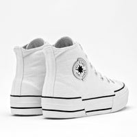 Tenis Chunki Playing Mujer 022plataf Blanco Plataforma 4 Cm