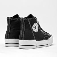 Tenis Chunki Playing Mujer 022plataf Negro Plataforma 4 Cm
