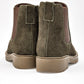Botin Casual Piel Mujer Moramora Faby Olivo Tubo 12 Cm