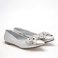 Flats Casuales Top Moda Mujer 5537 Plata