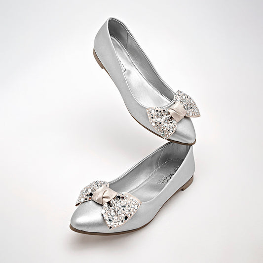 Flats Casuales Top Moda Mujer 5537 Plata