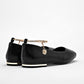 Flats Casuales Top Moda Mujer 5627 Negro