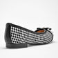 Flats Casuales Tristanni Shoes Mujer 2839 Negro Blanco