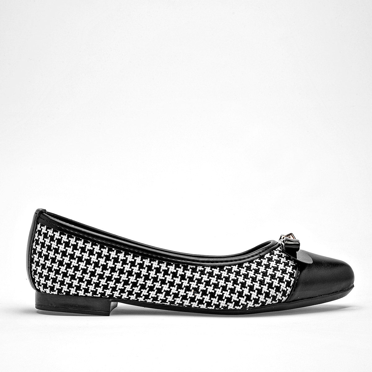 Flats Casuales Tristanni Shoes Mujer 2839 Negro Blanco