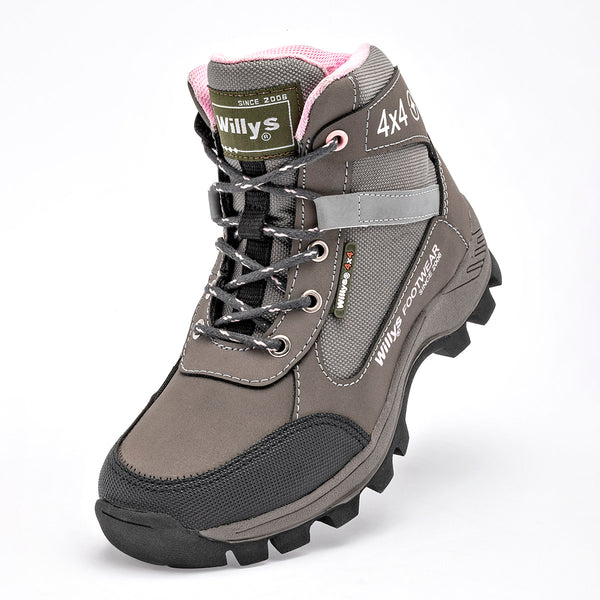      Botin Casual Willys Mujer Polonia Gris
