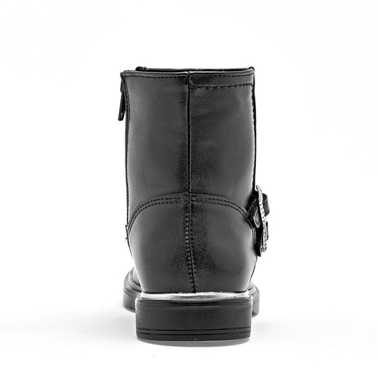 Botin Casual Yuyin Niña 25531 Negro Tubo 11 Cm
