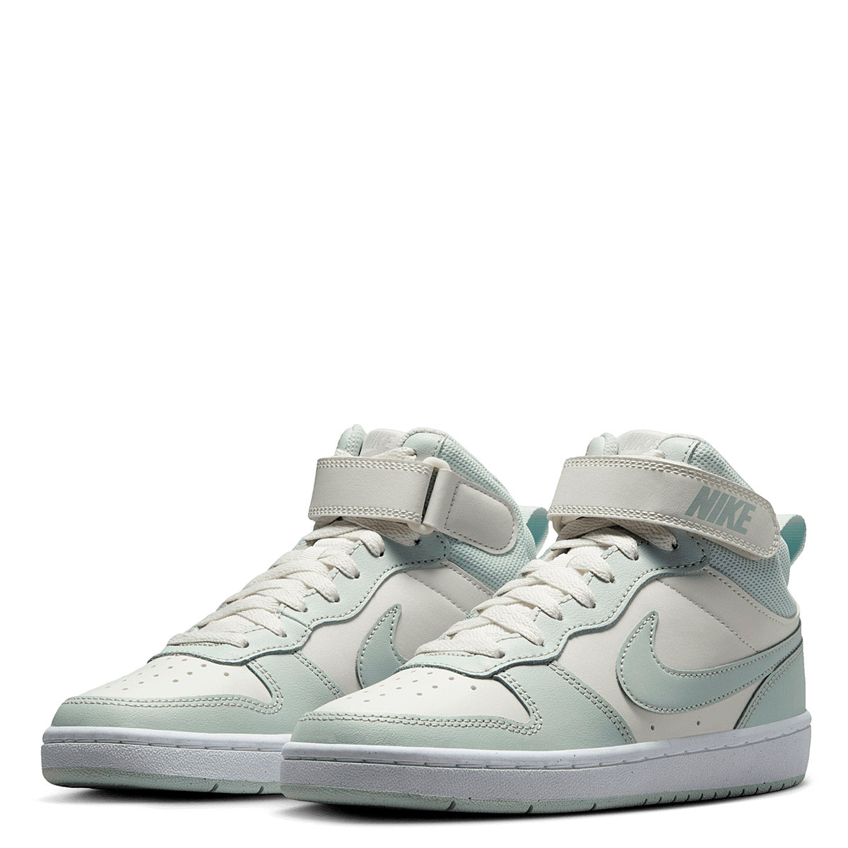 TENIS URBANO JUVENIL NIKE Court Borough Mid 2 (BG) BLANCO VERDE