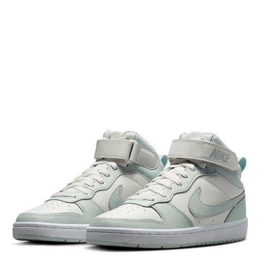 TENIS URBANO JUVENIL NIKE Court Borough Mid 2 (BG) BLANCO VERDE
