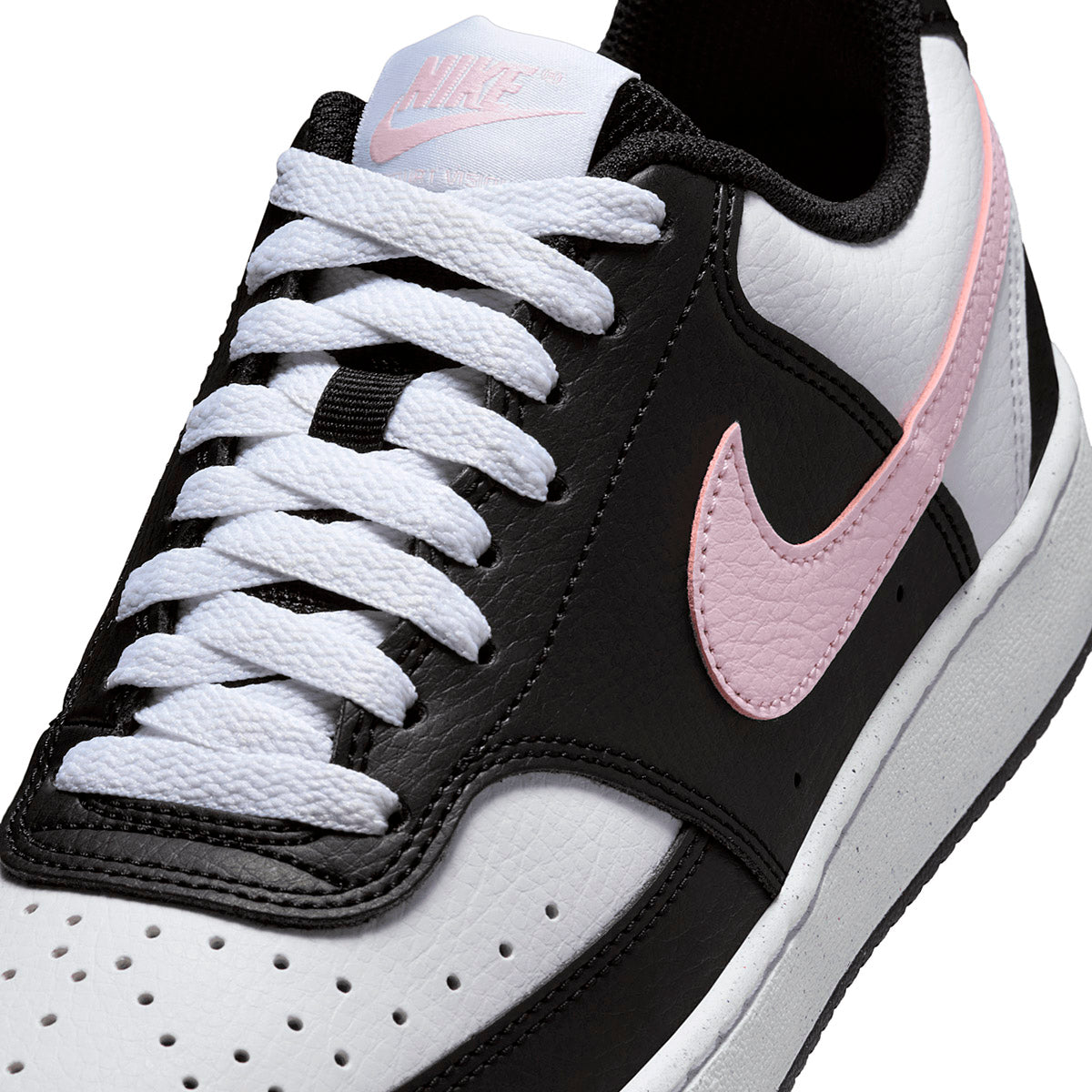 TENIS URBANO MUJER NIKE W  Court Vision Lo NN BLANCO NEGRO ROSA