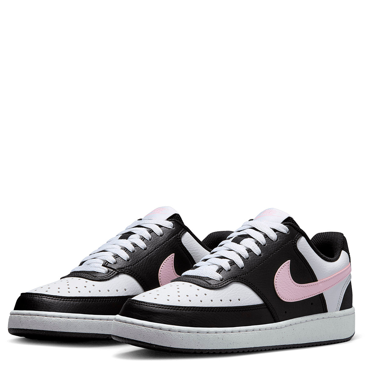 TENIS URBANO MUJER NIKE W  Court Vision Lo NN BLANCO NEGRO ROSA