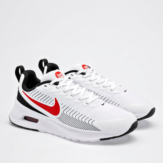 TENIS URBANO HOMBRE NIKE  Air Max Nuaxis BLANCO NEGRO ROJO