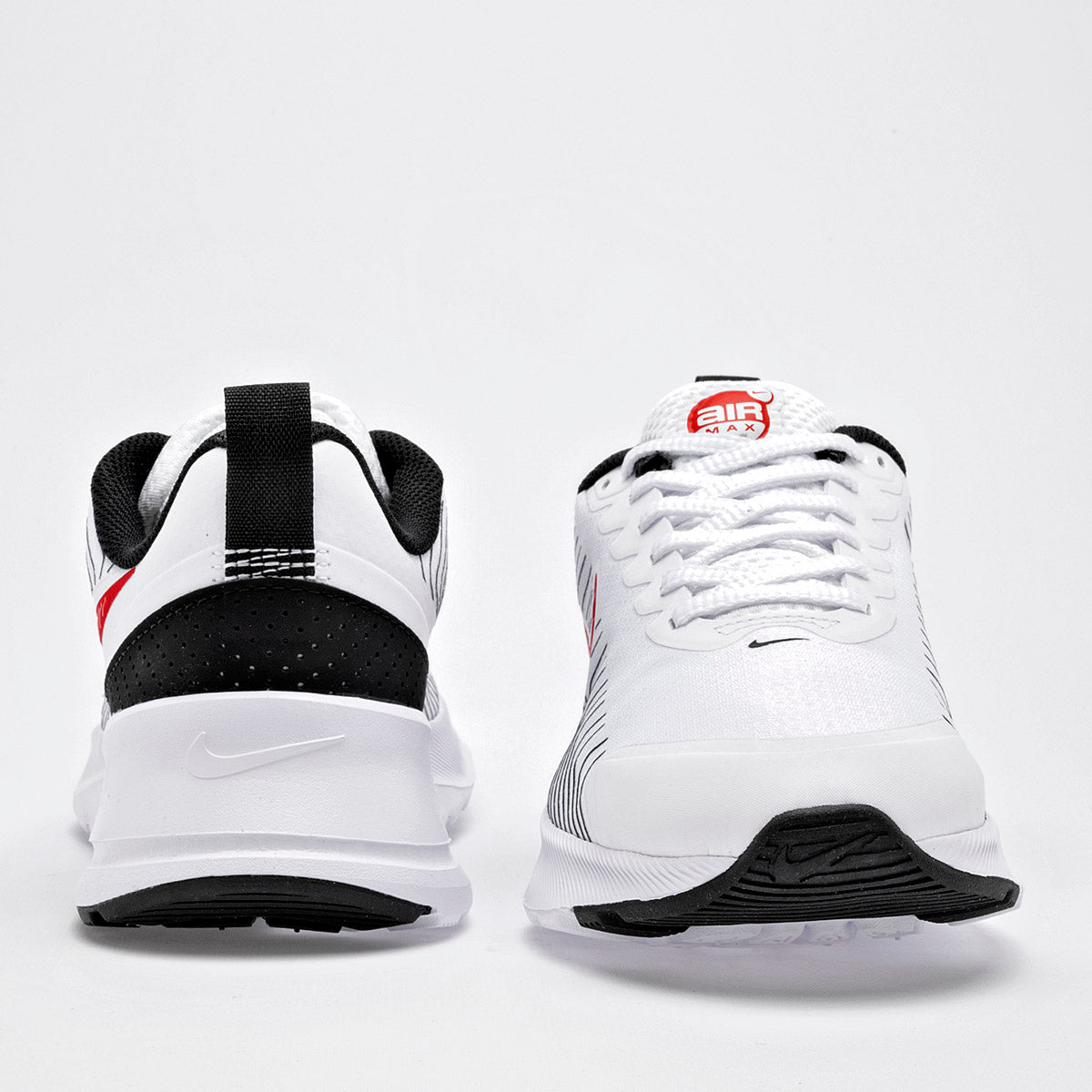 TENIS URBANO HOMBRE NIKE  Air Max Nuaxis BLANCO NEGRO ROJO