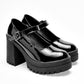 Zapato Tacon Charol Been Class Mujer 19523 Negro Tacon 10 Cm