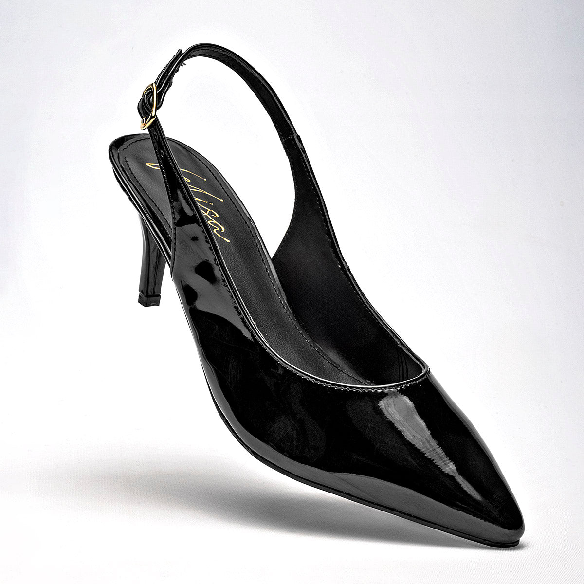 ZAPATILLA MUJER FELISA VILLALOBOS 6592 NEGRO CHAROL