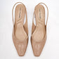Zapatilla Casual Lady Paulina Mujer 41301 Beige Tacon 6 Cm