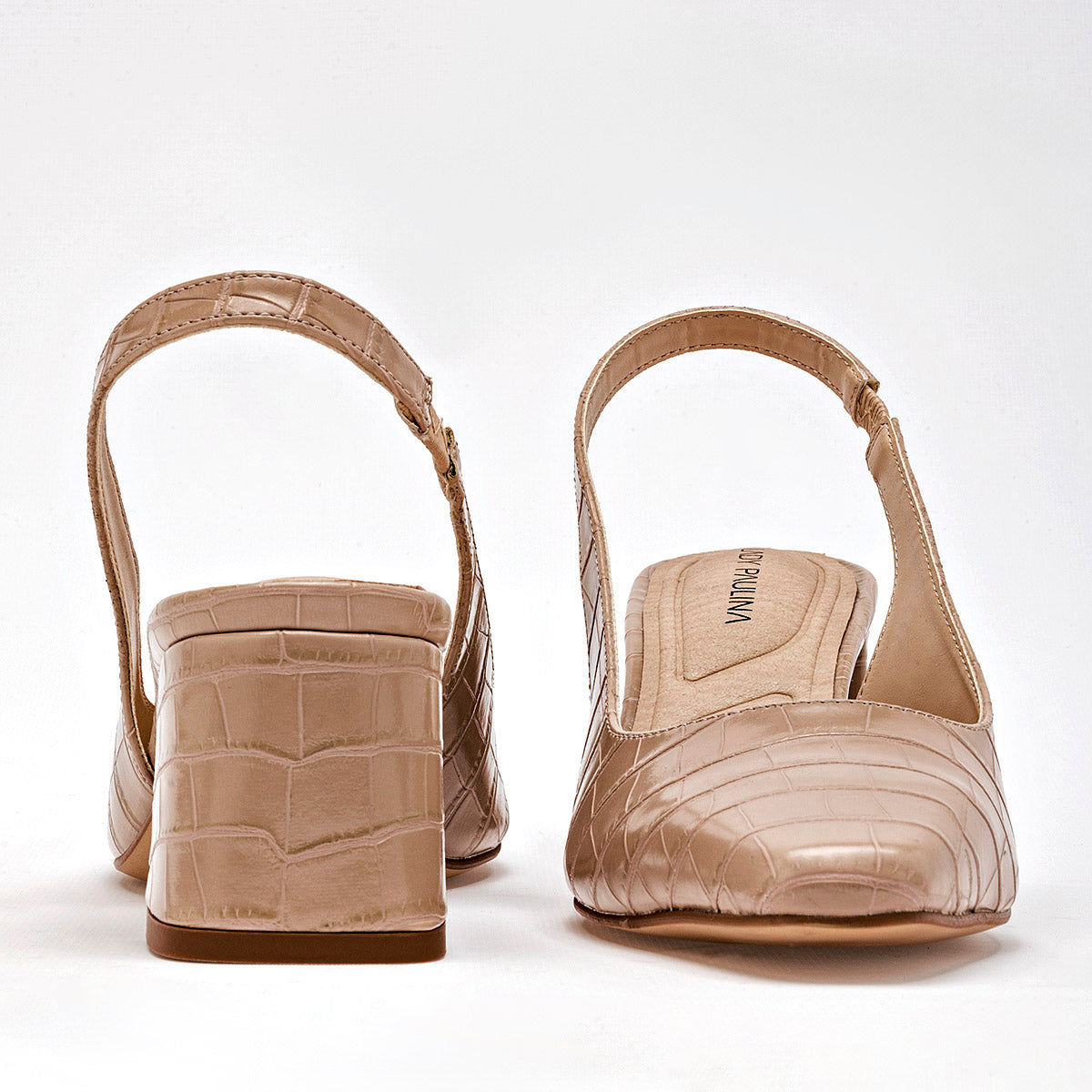 Zapatilla Casual Lady Paulina Mujer 41301 Beige Tacon 6 Cm