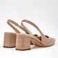 Zapatilla Casual Lady Paulina Mujer 41301 Beige Tacon 6 Cm